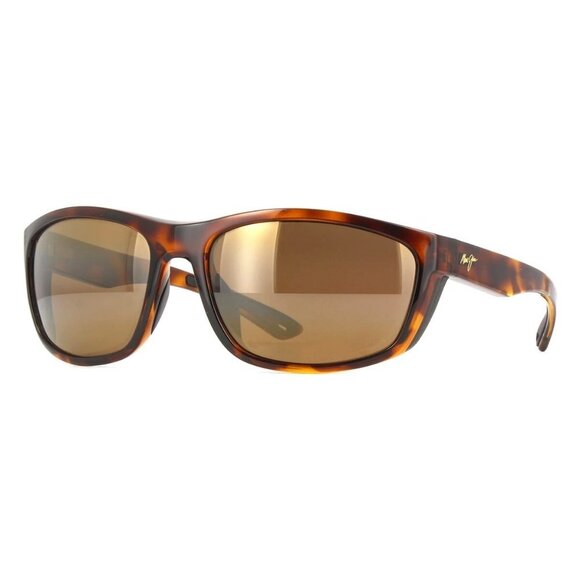 New MAUI JIM Nuu Landing Havana Polarised Square H869 10 Sunglasses Women - Picture 1 of 4